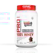 2 - GNC Pro Performance 100% Whey 2 lb & Creatine Monohydrate 0.22 lb Combo,  2 Piece(s)/Pack  Chocolate Fudge & Unflavoured 