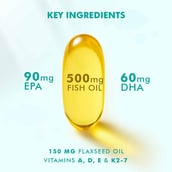 3 - Dr. Morepen Omega-3 Deep Sea Fish Oil 500mg,  60 softgels 