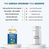 3 - Dr. Morepen Omega-3 Deep Sea Fish Oil Triple Strength,  60 softgels 