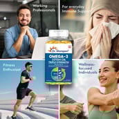 8 - Dr. Morepen Omega-3 Deep Sea Fish Oil Triple Strength,  60 softgels 