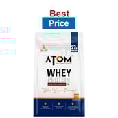 AS-IT-IS Nutrition ATOM Whey Protein with Enzymes,  4.4 lb  Double Rich Chocolate 