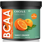1 - Osoaa BCAA, 0.35 lb 20 Servings Tangy Orange