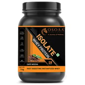 1 - Osoaa Isolate Whey Protein,  2.2 lb  Cafe Mocha 
