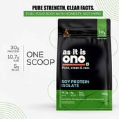 3 - AS-IT-IS Nutrition Soy Protein Isolate,  1.1 lb  Unflavoured 