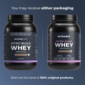 2 - Nutrabay Pro Nitro Build Whey Protein, 2.2 lb Rich Milk Chocolate