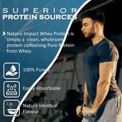 3 - Nakpro Impact Whey Protein 2.2 lb & Creatine Monohydrate 0.22 lb Combo,  2 Piece(s)/Pack  Double Rich Chocolate & Unflavoured 