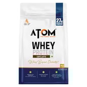 1 - AS-IT-IS Nutrition ATOM Whey Protein with Enzymes, 2.2 lb Cafe Latte