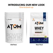 3 - AS-IT-IS Nutrition ATOM Whey Protein with Enzymes,  1.1 lb  Double Rich Chocolate