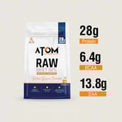 3 - AS-IT-IS Nutrition ATOM Raw Whey Protein,  2.2 lb  Unflavoured 