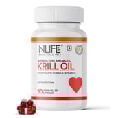 1 - INLIFE Krill Oil Omega 3 (500 mg),  30 capsules 