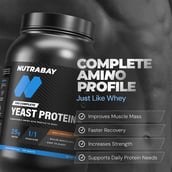 3 - Nutrabay Yeast Protein,  2.2 lb  Rich Chocolate Creme 
