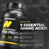 3 - Nutrabay Gold Pea Protein,  2.2 lb  French Vanilla 