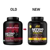 1 - MuscleTech Nitrotech 100% Whey Gold,  3.99 lb  Double Rich Chocolate 