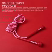 2 - Nivia Trainer Jump Rope,  Pink  Free Size 