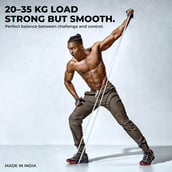 4 - Nivia Power-Stretch Long Loop Band,,  Blue  Level - 2 