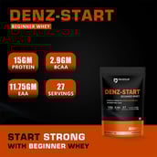6 - Denzour Nutrition Denz-Start Beginner Whey, 2.2 lb Belgium Chocolate