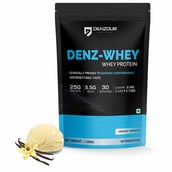 1 - Denzour Nutrition Denz-Whey Protein,  2.38 lb  French Vanilla 