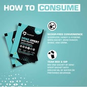 5 - Denzour Nutrition Denz-Xpert Whey Protein,  60 sachets/pack  Belgium Chocolate (with 500ml Shaker) 