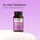 3 - HealthKart HK Vitals Melatonin + Tagar,  60 tablets  Unflavoured