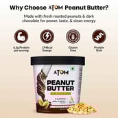 10 - AS-IT-IS Nutrition ATOM Peanut Butter Creamy,  1 kg  Chocolate 