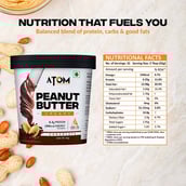 4 - AS-IT-IS Nutrition ATOM Peanut Butter Creamy,  1 kg  Chocolate 