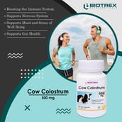 4 - Biotrex Cow Colostrum (500 mg),  60 capsules 