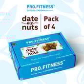 4 - Pro.Fitness Protein Date Bites Gift Box,  5 bar(s)  Natural (Pack of 4) 