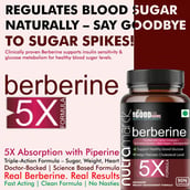 4 - NutraMarck Berberine 5X, 90 capsules