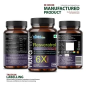 4 - NutraMarck Resveratrol 6X, 90 capsules