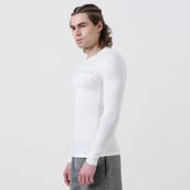 5 - MuscleBlaze Compression Muscle Tee Full Sleeve,  Small  Polar White 