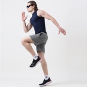 4 - MuscleBlaze Air Tech Compression MuscleTank,  Small  Navy 