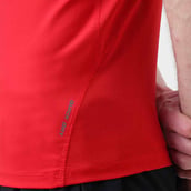 7 - MuscleBlaze Air Tech Compression MuscleTee Half Sleeve,  X-Large  Red 