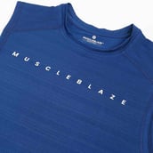 8 - MuscleBlaze Delt Tank,  X-Large  Teal Blue 