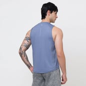 3 - MuscleBlaze Delt Tank,  Medium  Nardo Grey 