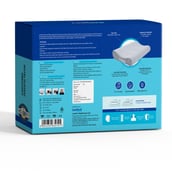 2 - Leeford Contoured Cervical Pillow for Neck and Shoulder Support, Universal Grey