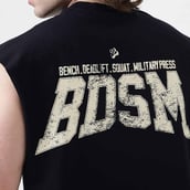 7 - MuscleBlaze B.D.S.M Oversized Tank,  X-Large  Black 