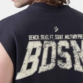 7 - MuscleBlaze B.D.S.M Oversized Tank,  Medium  Charcoal 