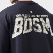 7 - MuscleBlaze Carnage Oversized Tshirt,  Small  Charcoal 