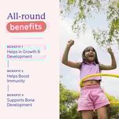 3 - Supermilk Gritzo Growth+ for Girl 7 to 9 years,  400 g  Strawberry