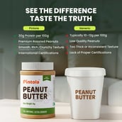 3 - Pintola All Natural Peanut Butter,  1 kg  Extra Crunchy 