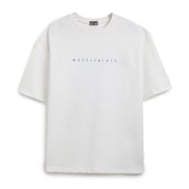 2 - MuscleBlaze Z Verse Oversized Solid T-Shirt, Medium White