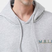 3 - MuscleBlaze Lifting Club Hoodie, Large Grey Melange
