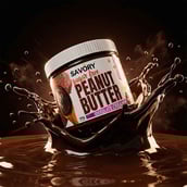 3 - Savory Sugar Free Peanut Butter,  500 g  Chocolate Creamy 