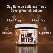 3 - Savory Sugar Free Peanut Butter, 500 g Chocolate Crunchy