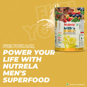 8 - Nutrela Men's Superfood, Vanilla 400 g