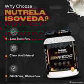 6 - Nutrela Sports Patanjali Isoveda Whey Protein Isolate,  2.2 lb  Malai Kulfi 