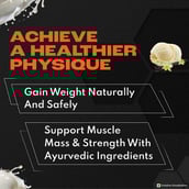 8 - Nutrela Sports Patanjali Mass Gainer,  2.2 lb  French Vanilla 