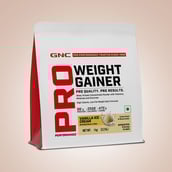 8 - GNC Pro Performance Weight Gainer,  2.2 lb  Vanilla Ice Cream 