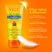 4 - VLCC Aqua Light Sunscreen Gel,  30 g  SPF 50 PA++++ Lightweight 