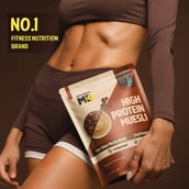 8 - MuscleBlaze High Protein Muesli,  1 kg  Blue Tokai Mocha Brew